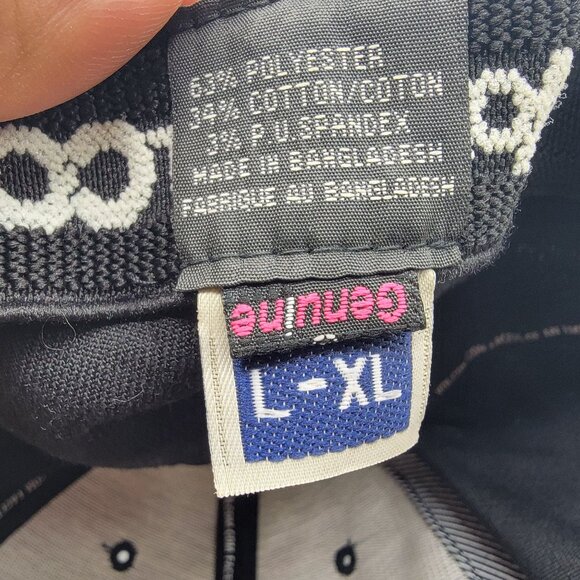 Volcom Adults L-XL Black Fitted Baseball Cap Casual Outdoors Lightweight - Picture 6 of 9